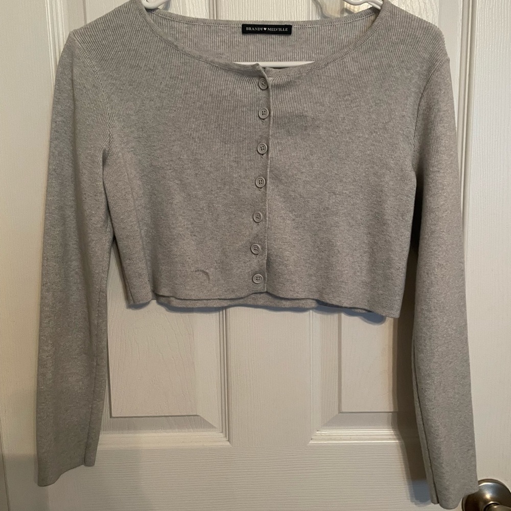 brandy melville button up cardigan
